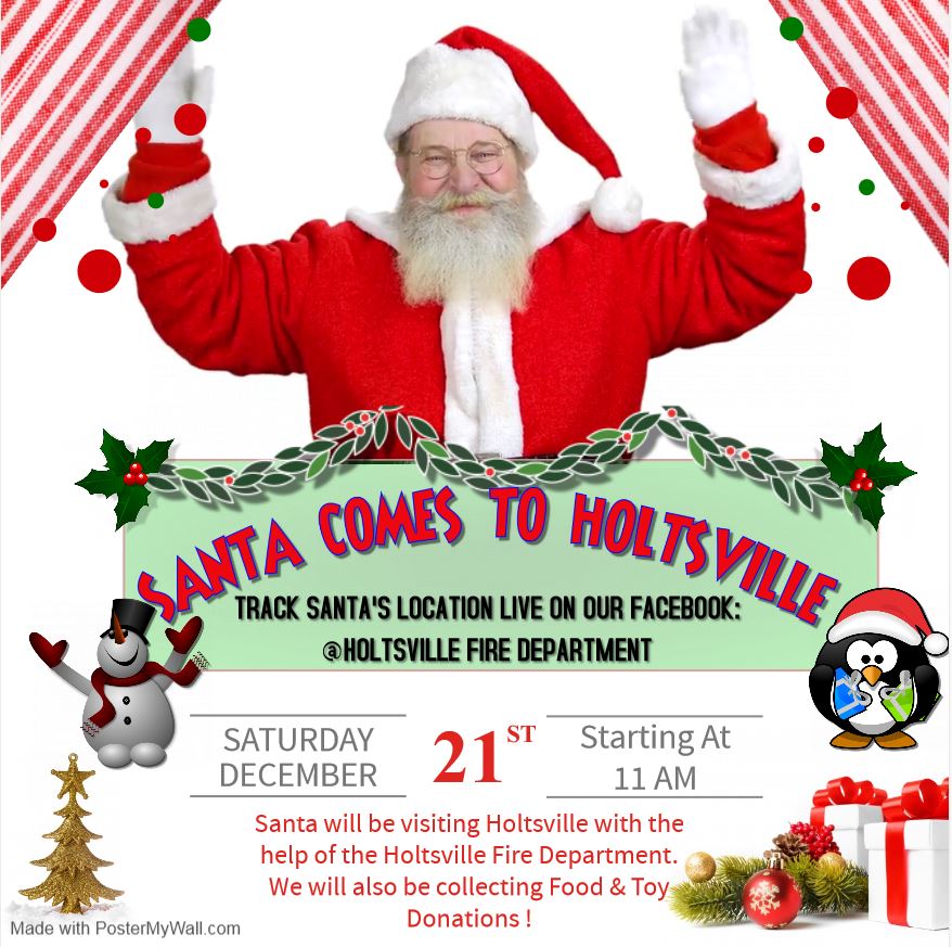 Santa Is Coming To Holtsville