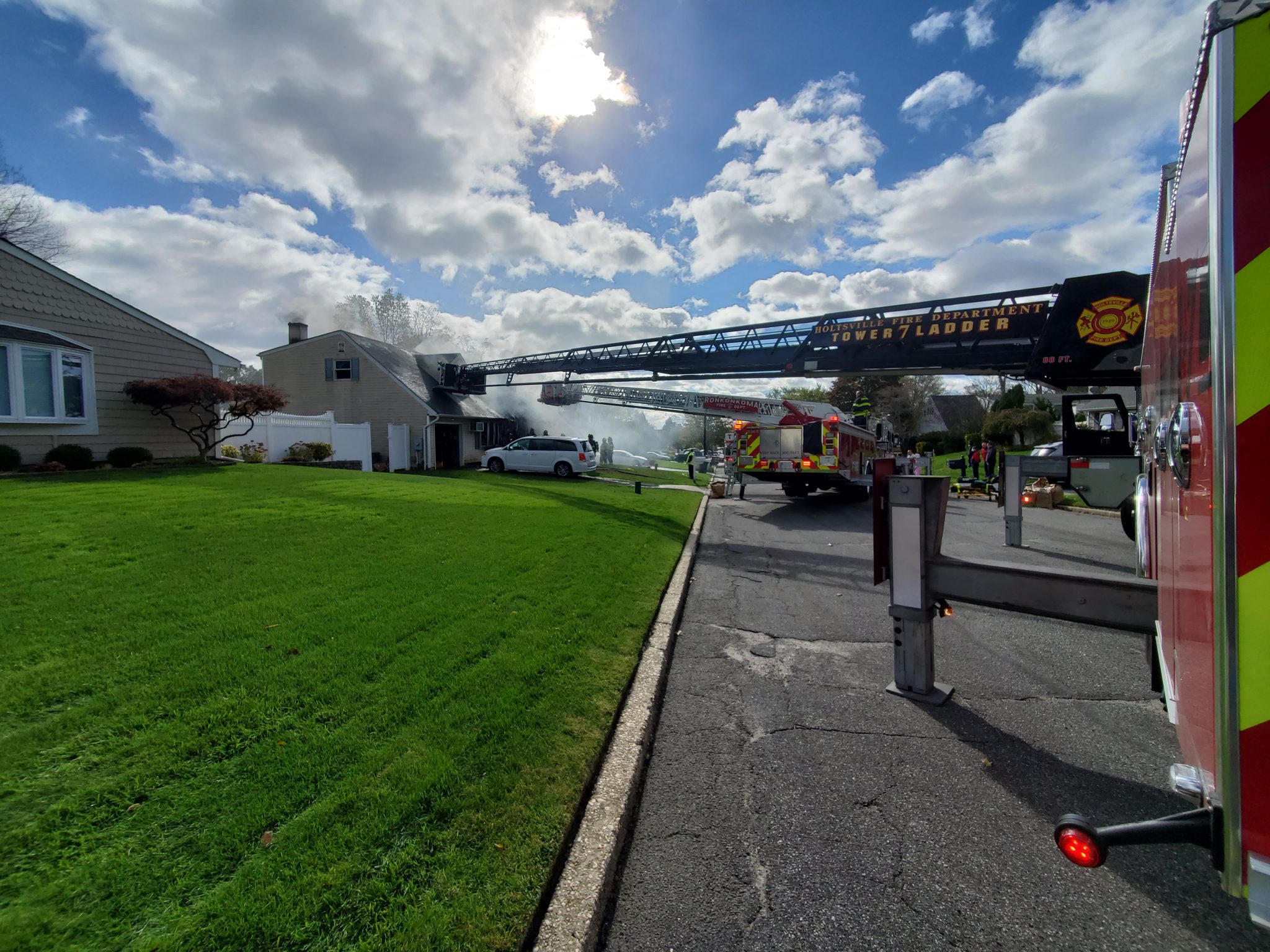 Holtsville FD Responds to Structure Fire in Farmingville Holtsville Fire Department