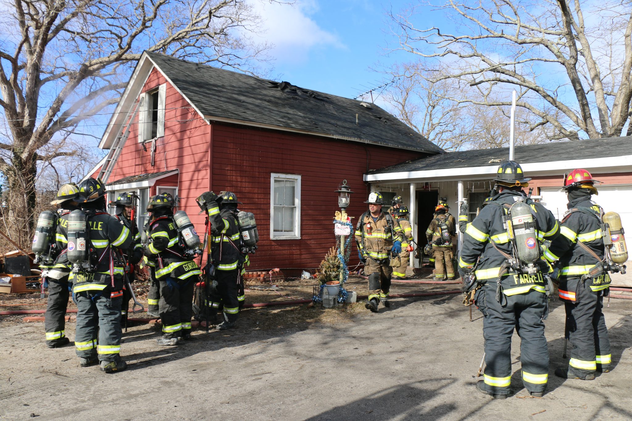 Holtsville FD Responds to Medford for Structure Fire Holtsville Fire