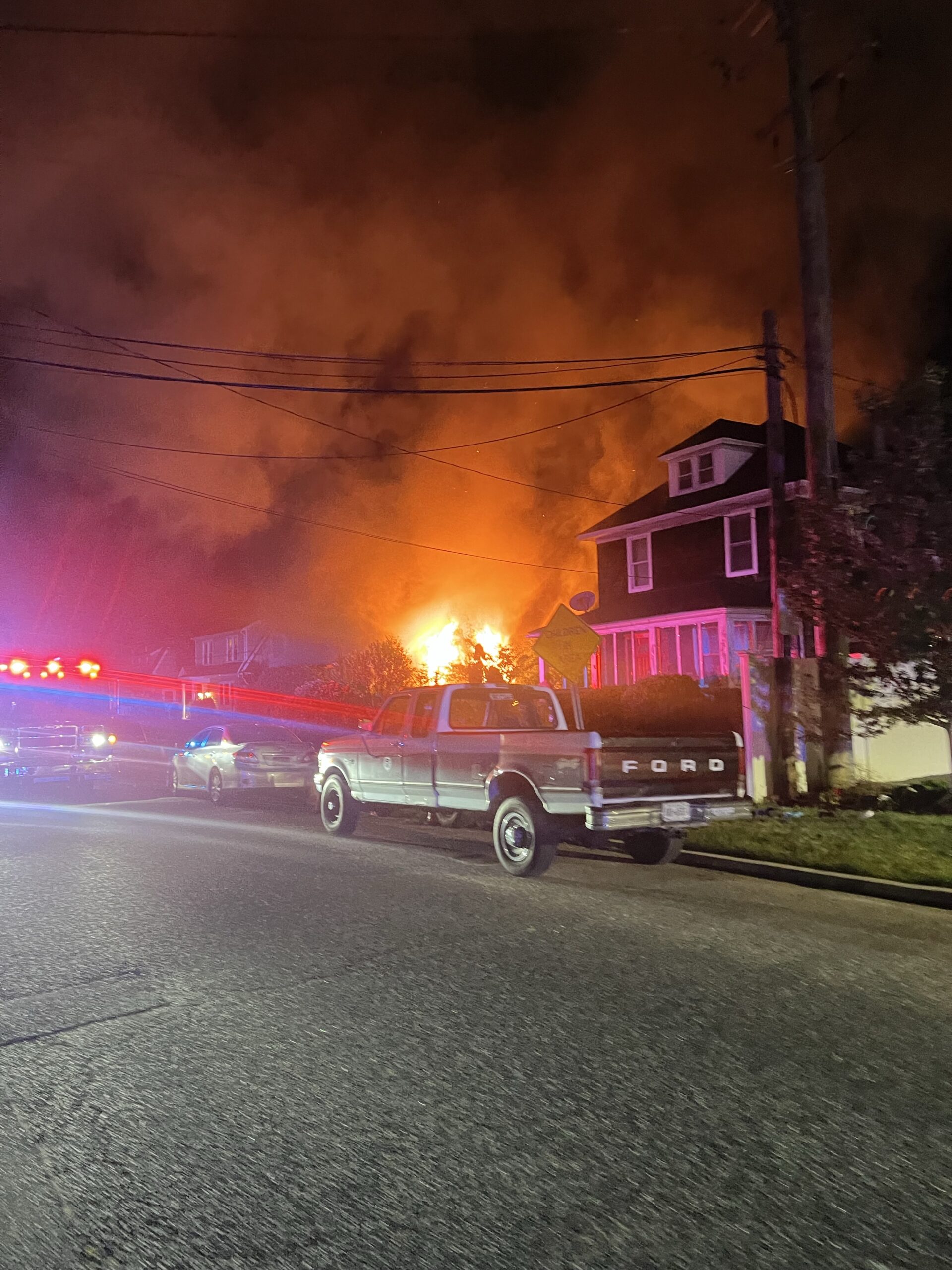 Holtsville FD Responds to North Patchogue Fire District as RIT