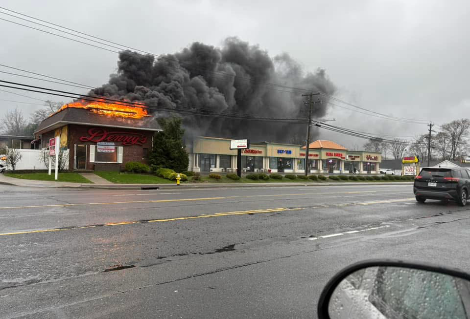 Holtsville FD Responds to Selden Fire District for a Commercial Structure Fire